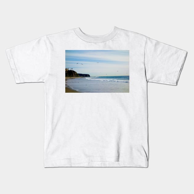 Dana Point Winter Study 1 Kids T-Shirt by bobmeyers